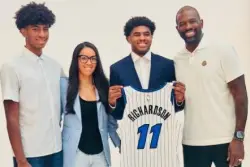 Jason “Jase” Richardson II, son of beloved Warrior, pursues his own NBA dream