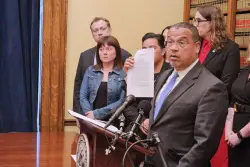 Keith Ellison joins lawsuit against Trump administration over frozen education funds in Minnesota